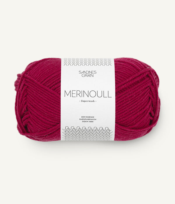 Sandnes Garn Merinoull 4255 Rumba Red – Garn aus 100 % Superwash-Merinowolle
