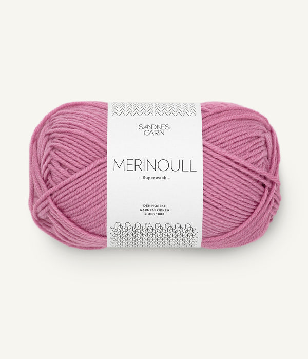Sandnes Garn Merinoull 4715 Pink – Garn aus 100 % Superwash-Merinowolle