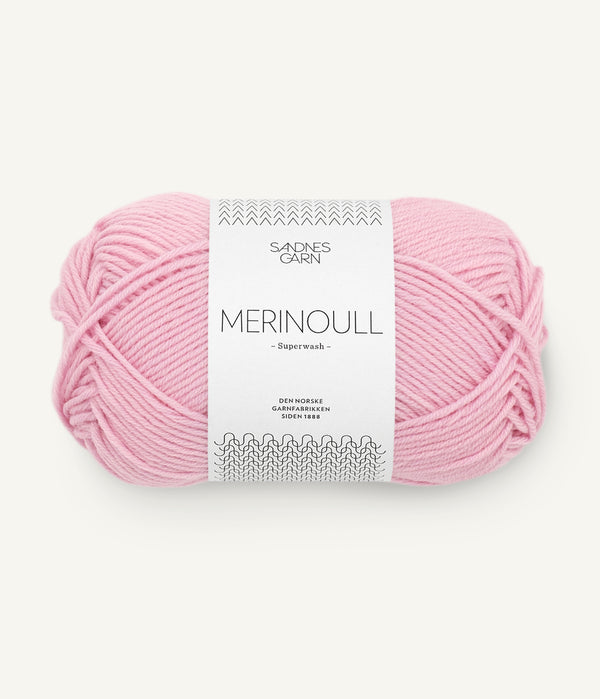 Sandnes Garn Merinoull 4813 Pink Lilac – Garn aus 100 % Superwash-Merinowolle