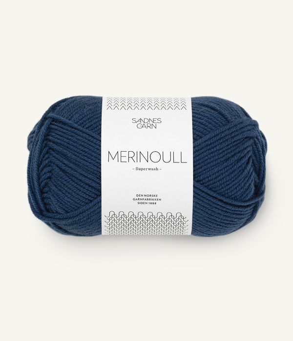 Sandnes Garn Merinoull 6062 Dark Blue – Garn aus 100 % Superwash-Merinowolle