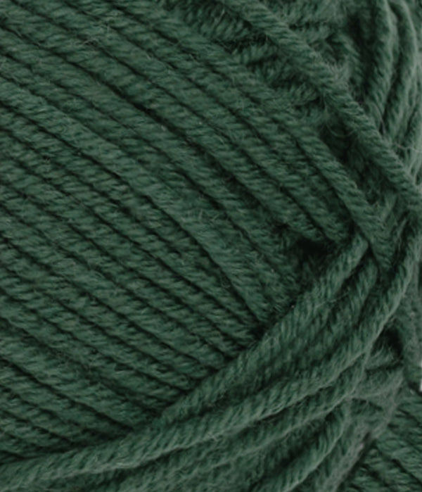 Nahaufnahme von Sandnes Garn Merinoull 8581 Deep Forest Green