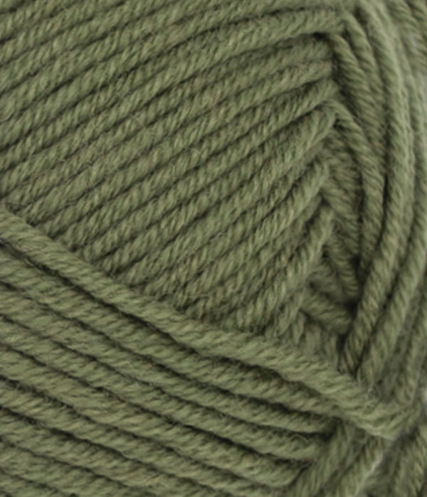 Nahaufnahme von Sandnes Garn Merinoull 9062 Olive Green