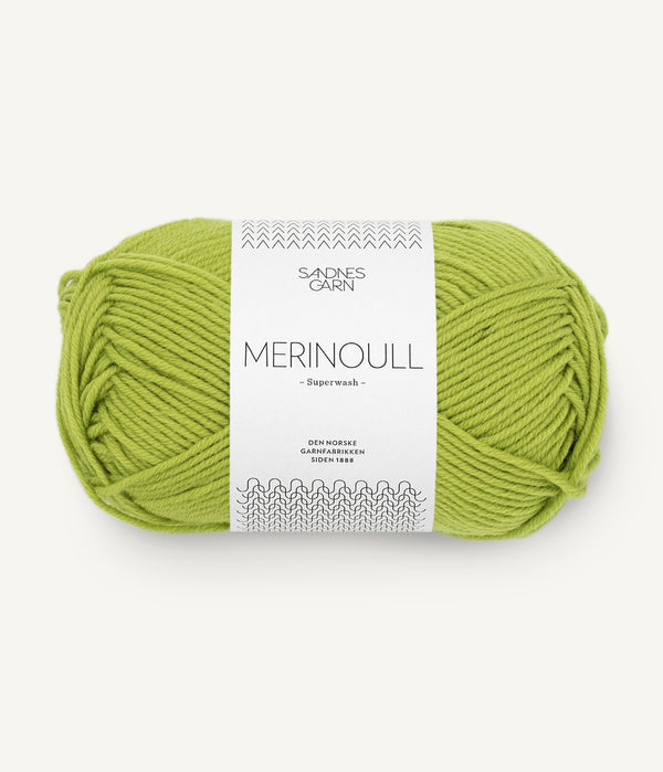 Sandnes Garn Merinoull 9825 Sunny Lime – Garn aus 100 % Superwash-Merinowolle