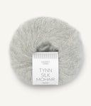 Tynn Silk Mohair 1022 light grey melange | Sandnes Garn