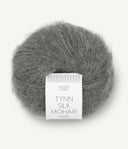 Tynn Silk Mohair 1053 dark grey melange | Sandnes Garn