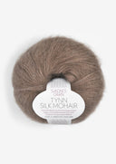 Sandnes Garn Tynn Silk Mohair 3161 Acorn – Garn aus 57 % Mohair, 28 % Seide und 15 % Wolle