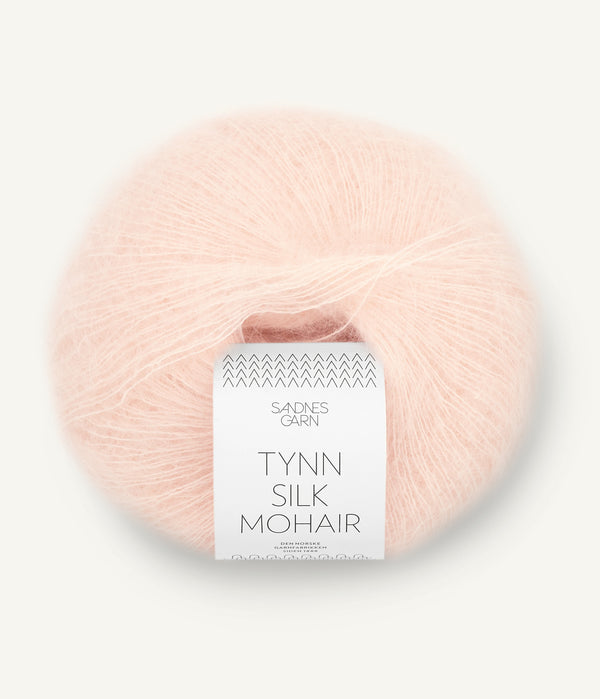Sandnes Garn Tynn Silk Mohair 3509 Ballet Tutu – Garn aus 57 % Mohair, 28 % Seide und 15 % Wolle