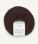 Sandnes Garn Tynn Silk Mohair 3591 Chocolate Plum – Garn aus 57 % Mohair, 28 % Seide und 15 % Wolle