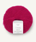 Sandnes Garn Tynn Silk Mohair 4600 Jazzy Pink – Garn aus 57 % Mohair, 28 % Seide und 15 % Wolle