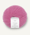 Sandnes Garn Tynn Silk Mohair 4626 Shocking Pink – Garn aus 57 % Mohair, 28 % Seide und 15 % Wolle