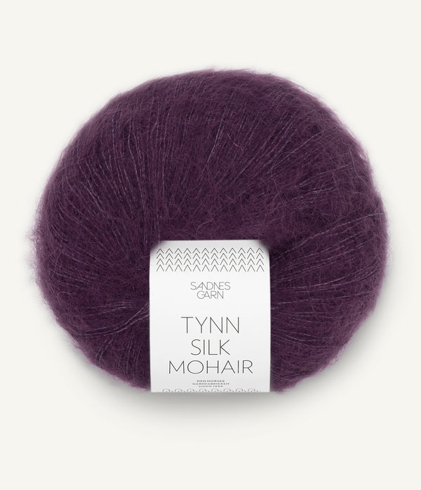 Sandnes Garn Tynn Silk Mohair 4672 Bearberry Juice – Garn aus 57 % Mohair, 28 % Seide und 15 % Wolle