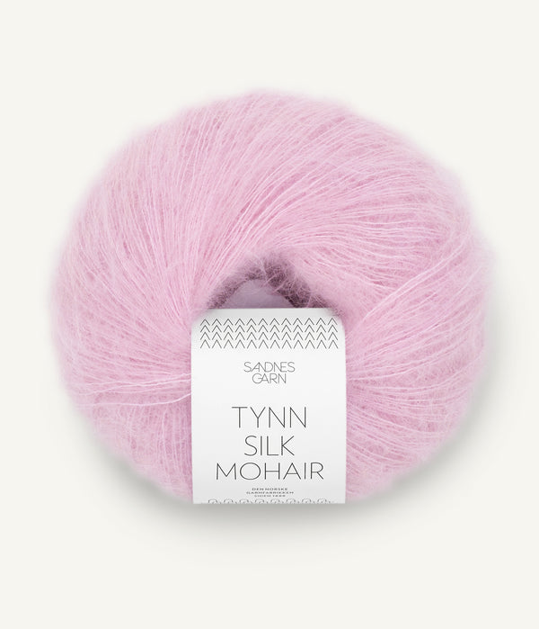 Sandnes Garn Tynn Silk Mohair 4813 Pink Lilac – Garn aus 57 % Mohair, 28 % Seide und 15 % Wolle