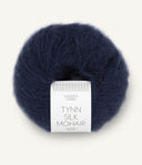 Sandnes Garn Tynn Silk Mohair 5581 Deep Navy – Garn aus 57 % Mohair, 28 % Seide und 15 % Wolle