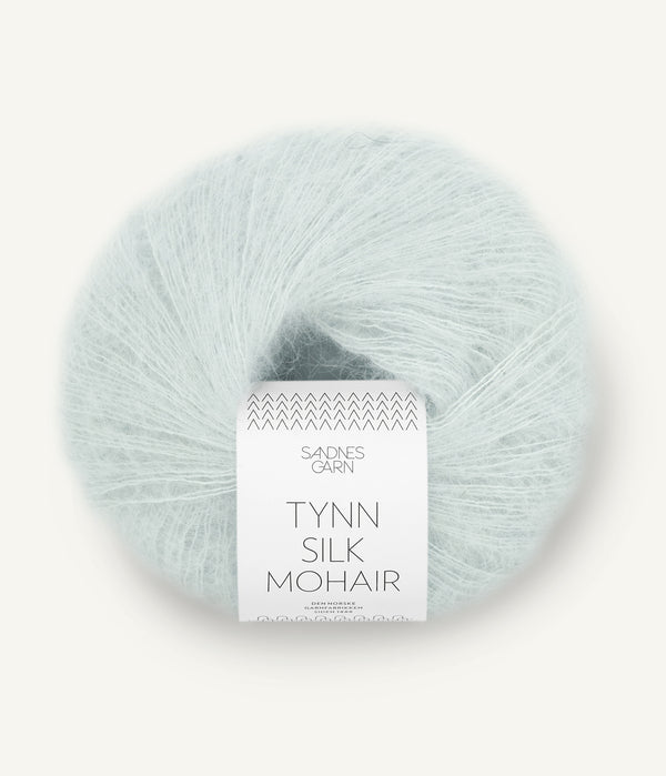 Sandnes Garn Tynn Silk Mohair 5811 Arctic Ice – Garn aus 57 % Mohair, 28 % Seide und 15 % Wolle