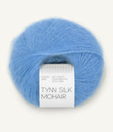 Sandnes Garn Tynn Silk Mohair 5824 Provance Blue – Garn aus 57 % Mohair, 28 % Seide und 15 % Wolle