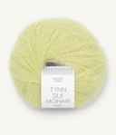 Sandnes Garn Tynn Silk Mohair 9523 Lime Punch – Garn aus 57 % Mohair, 28 % Seide und 15 % Wolle