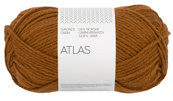 Sandnes Garn Atlas 2573 Monks Robe – Garn aus 70 % norwegischer Lammwolle und 30 % Merinowolle