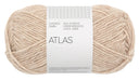 Sandnes Garn Atlas 3021 Light Beige – Garn aus 70 % norwegischer Lammwolle und 30 % Merinowolle