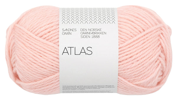 Sandnes Garn Atlas 4202 Lotus – Garn aus 70 % norwegischer Lammwolle und 30 % Merinowolle