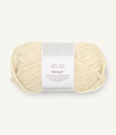 Sandnes Garn Atlas by PetiteKnit 1016 Milk Melange – Garn aus 70 % norwegischer Lammwolle und 30 % Merinowolle