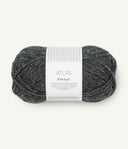 Sandnes Garn Atlas by PetiteKnit 1070 Charcoal Melange – Garn aus 70 % norwegischer Lammwolle und 30 % Merinowolle