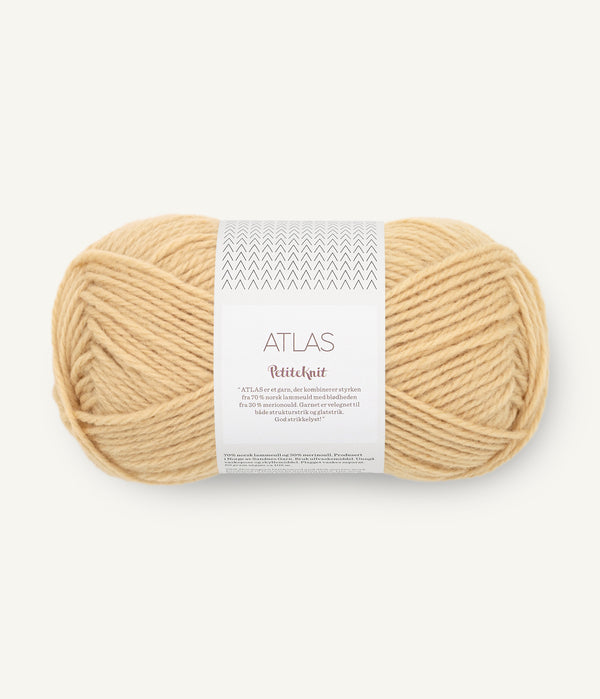 Sandnes Garn Atlas by PetiteKnit 2322 Harvest Moon – Garn aus 70 % norwegischer Lammwolle und 30 % Merinowolle