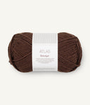 Sandnes Garn Atlas by PetiteKnit 3091 Cacao Nibs – Garn aus 70 % norwegischer Lammwolle und 30 % Merinowolle