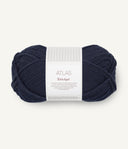 Sandnes Garn Atlas by PetiteKnit 5591 Night Sky – Garn aus 70 % norwegischer Lammwolle und 30 % Merinowolle