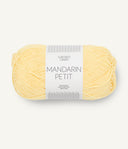 Sandnes Garn Mandarin Petit0 2102 Spring Yellow – Baumwollgarn aus 100 % Baumwolle