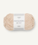 Sandnes Garn Mandarin Petit 3011 Almond White – Baumwollgarn aus 100 % Baumwolle