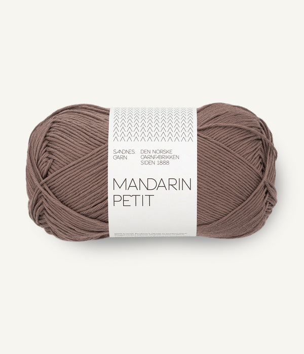 Sandnes Garn Mandarin Petit 3161 Acorn – Baumwollgarn aus 100 % Baumwolle