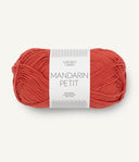 Sandnes Garn Mandarin Petit 3528 Chilli – Baumwollgarn aus 100 % Baumwolle