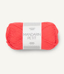 Sandnes Garn Mandarin Petit 4108 Fame Scarlet – Baumwollgarn aus 100 % Baumwolle