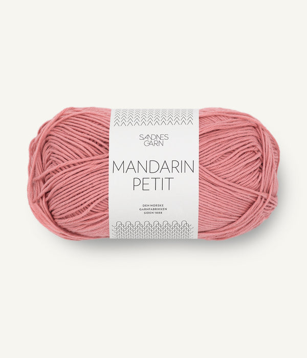 Sandnes Garn Mandarin Petit 4323 Rosa – Baumwollgarn aus 100 % Baumwolle