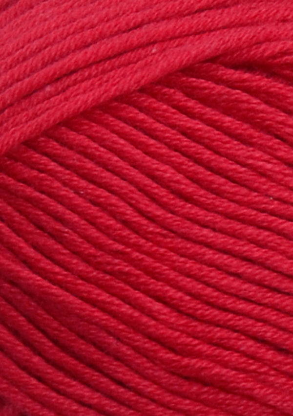 Nahaufnahme von Sandnes Garn Mandarin Petit 4418 Dark Red