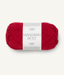 Sandnes Garn Mandarin Petit 4418 Dark Red – Baumwollgarn aus 100 % Baumwolle