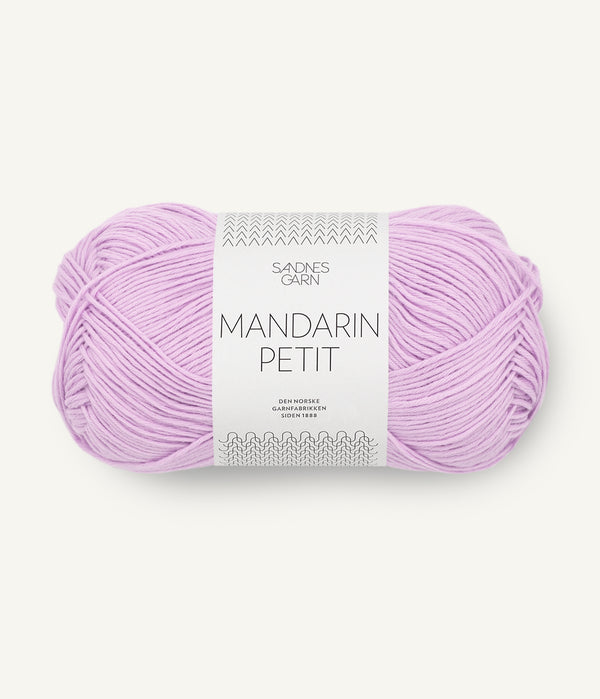 Sandnes Garn Mandarin Petit 5023 Lilac – Baumwollgarn aus 100 % Baumwolle