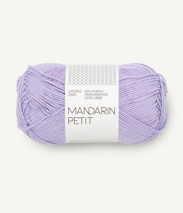Sandnes Garn Mandarin Petit 5223 Lavender – Baumwollgarn aus 100 % Baumwolle