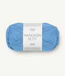 Sandnes Garn Mandarin Petit 6015 Skylar Blue – Baumwollgarn aus 100 % Baumwolle
