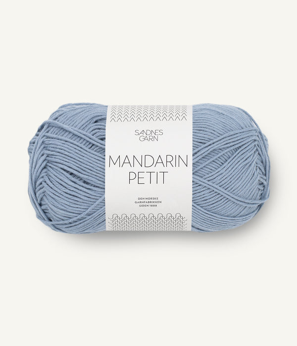 Sandnes Garn Mandarin Petit 6032 Hydrangea – Baumwollgarn aus 100 % Baumwolle