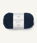 Sandnes Garn Mandarin Petit 6073 Seaside Navy – Baumwollgarn aus 100 % Baumwolle