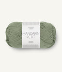 Sandnes Garn Mandarin Petit 9041 Dusty Light Green – Baumwollgarn aus 100 % Baumwolle