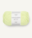 Sandnes Garn Mandarin Petit 9312 Bright Lime – Baumwollgarn aus 100 % Baumwolle