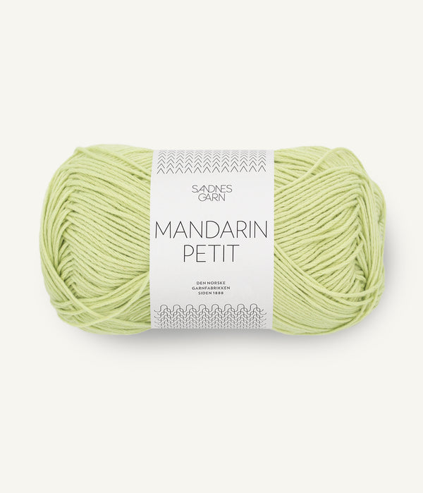 Sandnes Garn Mandarin Petit 9523 Lime Punch – Baumwollgarn aus 100 % Baumwolle