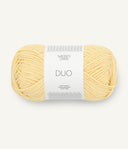 Sandnes Garn Duo 2112 Light Yellow – Garn aus 55 % Merinowolle und 45 % Baumwolle