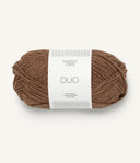 Sandnes Garn Duo 2564 Golden Brown – Garn aus 55 % Merinowolle und 45 % Baumwolle