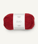 Sandnes Garn Duo 4236 Deep Red – Garn aus 55 % Merinowolle und 45 % Baumwolle