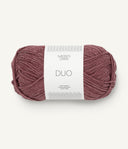 Sandnes Garn Duo 4344 Dark Powder Pink – Garn aus 55 % Merinowolle und 45 % Baumwolle