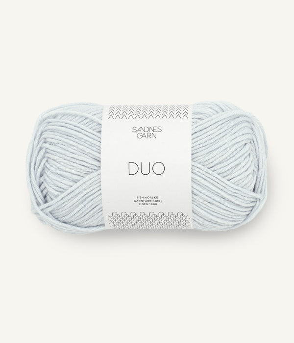 Sandnes Garn Duo 5811 Arctic Ice – Garn aus 55 % Merinowolle und 45 % Baumwolle