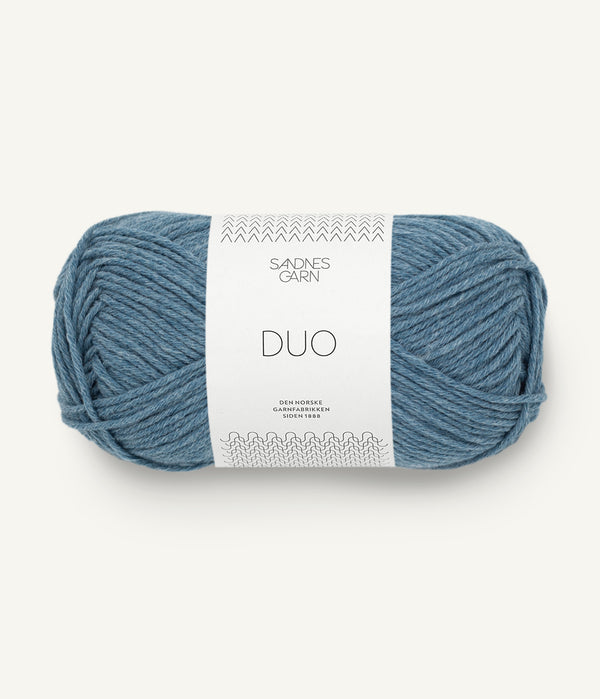 Sandnes Garn Duo 6033 Jeans – Garn aus 55 % Merinowolle und 45 % Baumwolle